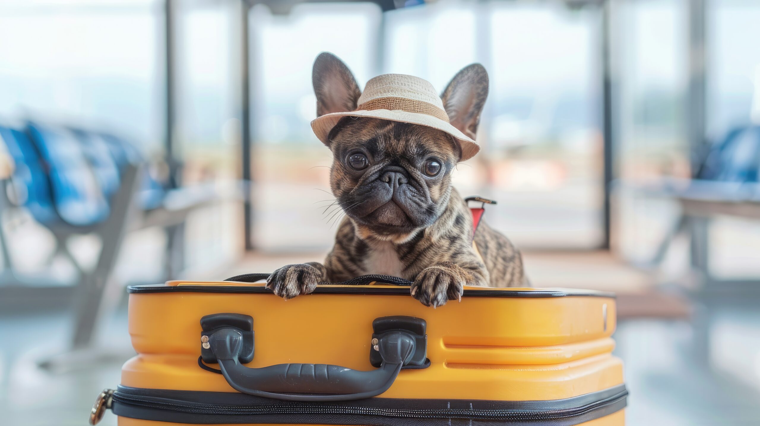フレンチブルドッグは飛行機に乗れる?