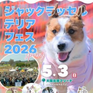 ジャックラッセルテリアフェスティバル 2026 SPRING meets 大阪北港マリーナ