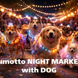 fumotto NIGHTMARKET with dog